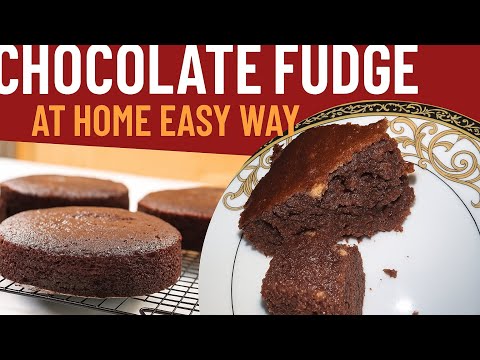 Choco Fudge Cake at Home 🥮