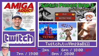 REPLAY Part 2 of 2: Commodore Amiga - World Premiere of Santa's Present Drop 3, Amiga News, Demos &