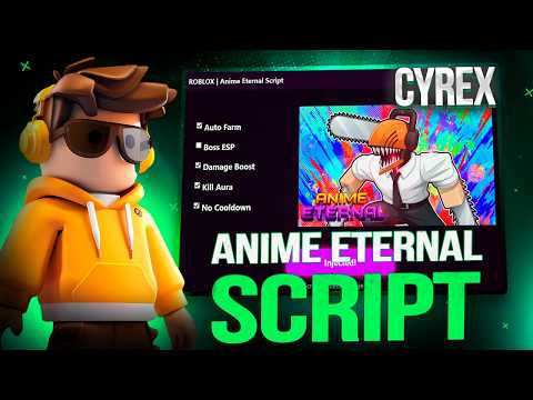 ANIME ETERNAL SCRIPT | FAST KILL AURA, FAST AUTO HATCH, AUTO DUNGEON, RAIDS & MORE