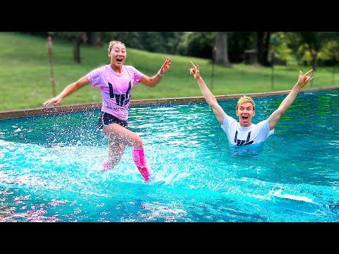 SHE RAN ON WATER!! Video