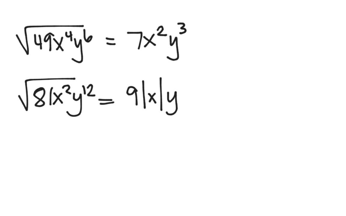 Simplifying Radical Expressions