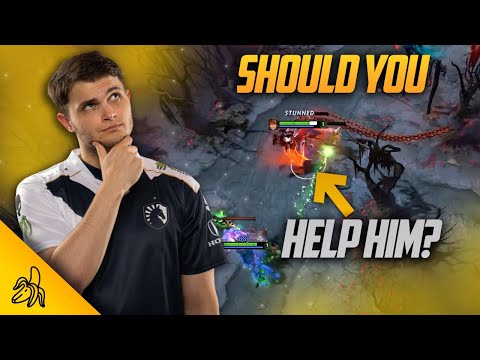 When Do You Need to Help Your Teammate on Lane?