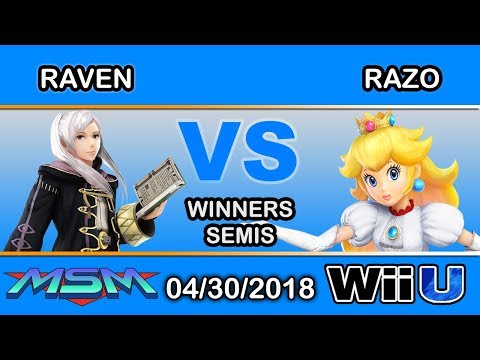 MSM 144 - Raven (Robin) Vs. LH | Razo (Peach) Winners Semis - Smash 4