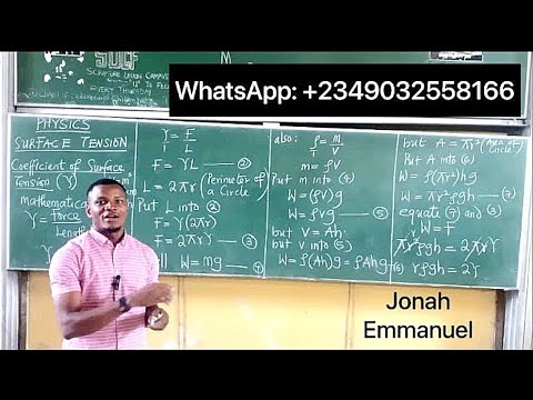 Surface Tension (Meaning, derivation and examples) | Physics | Fluid Mechanics #surfacetension