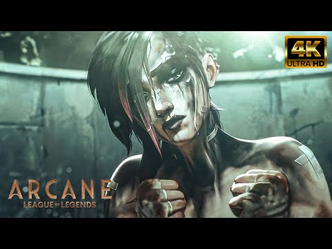 [4K AI] | Arcane Season 2 | Vi in the Ring/"Emo" Vi Scene | UPSCALED