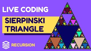 Live Coding Sierpinski Triangle in p5.js