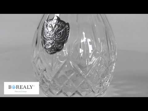 Whisky Crystal & Argint Set for Two by Valenti - Made in Italy