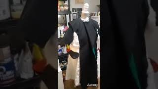 Dalmationizing the Fur -Cruella Deville Inspired Coat