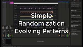 Video thumbnail for SEQUND Quick Tutorials: Create an evolving pattern using simple randomization and polyrhythms! by 510k Plug-ins