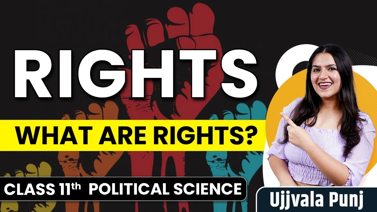 Class 11 Political Science | Rights | What Are Rights ? | Chapter 5 | Ujjvala ma’am | NCERT | L1