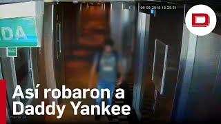 Las imágenes de cuando robaron a Daddy Yankee en un hotel de Valencia