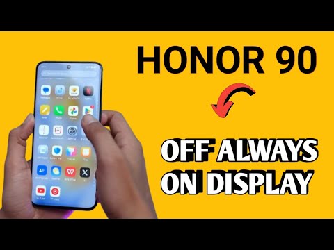 Honor 90 how to disable always on display, Always on display Honor 90
