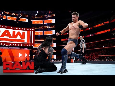 The Miz vs. Roman Reigns - Intercontinental Championship Match: Raw, Jan. 29, 2018