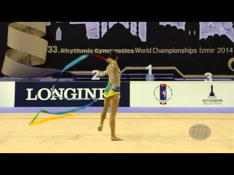 RIVKIN Neta (ISR) - 2014 Rhythmic Worlds, Izmir (TUR) - Qualifications Ribbon