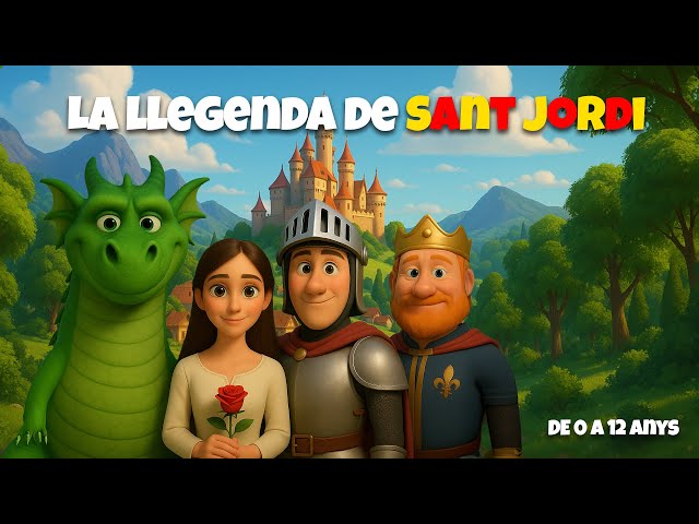 Vídeo relacionado con La llegenda de Sant Jordi amb solapes de roba (Llibres de Sant Jordi)