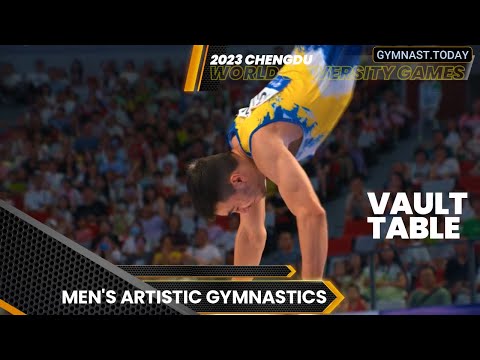 Top 3 in Men's Vault Final - 2023 Chengdu FISU World University Games - Artistic Gymnastics