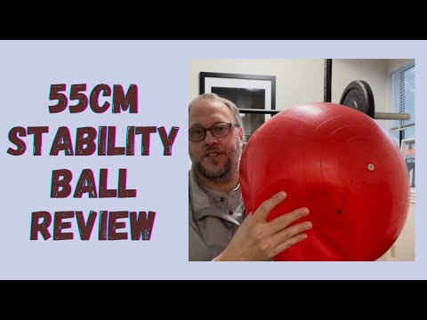 Theraband stability ball amazon review by licensed physical therapist