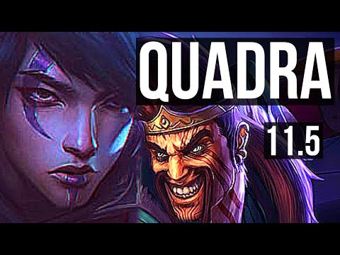 APHELIOS & Bard vs DRAVEN & Thresh (ADC) | 8/1/12, Quadra, Godlike | KR Grandmaster | v11.5
