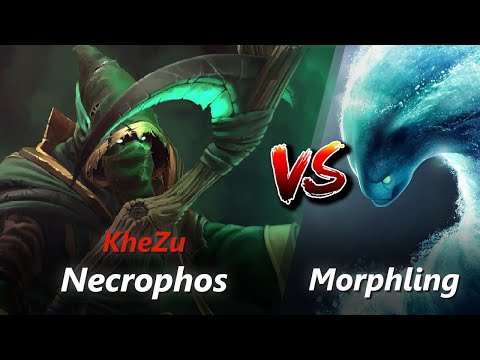 KheZu offlane Necrophos vs Morphling/Bane | First 10 minutes