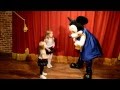 Talking Mickey Mouse Meet And Greet At The Magic Kingdom Doing The Hot Dog Dance