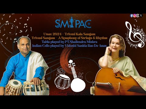 Live Tabla & Cello–Utsav24Triveni Kala Sangam by Pt. Shailendra Mishra & Vidushi Saskia Rao De Haas