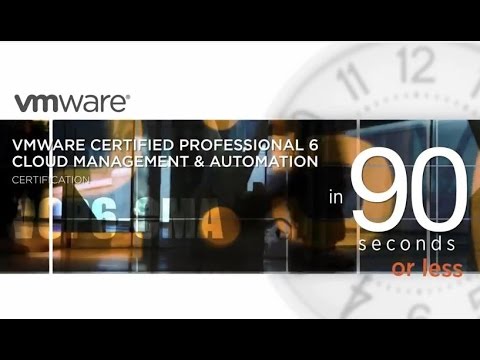New VCP6-CMA certification from VMware