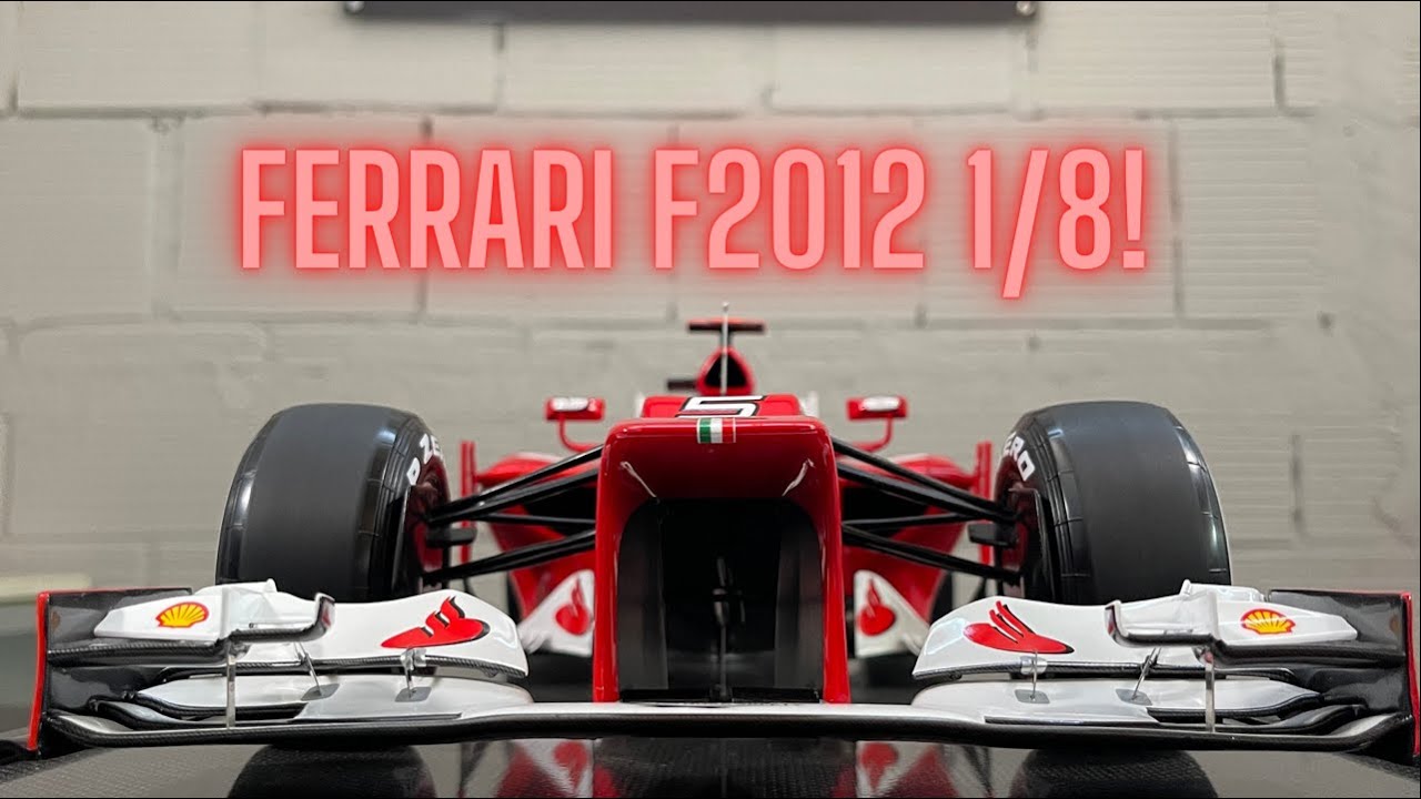Ferrari F1 F2012 Fernando Alonso in scala 1/8