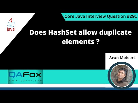 Does Hashset Allow Duplicate Elements Core Java Interview Question 291