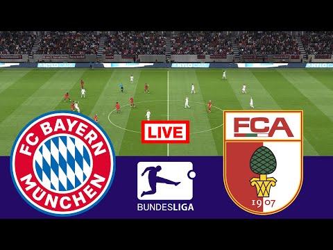 🔴 LIVE : Bayern München gegen Augsburg | Bundesliga 2025/26 | VideoGame Simulation
