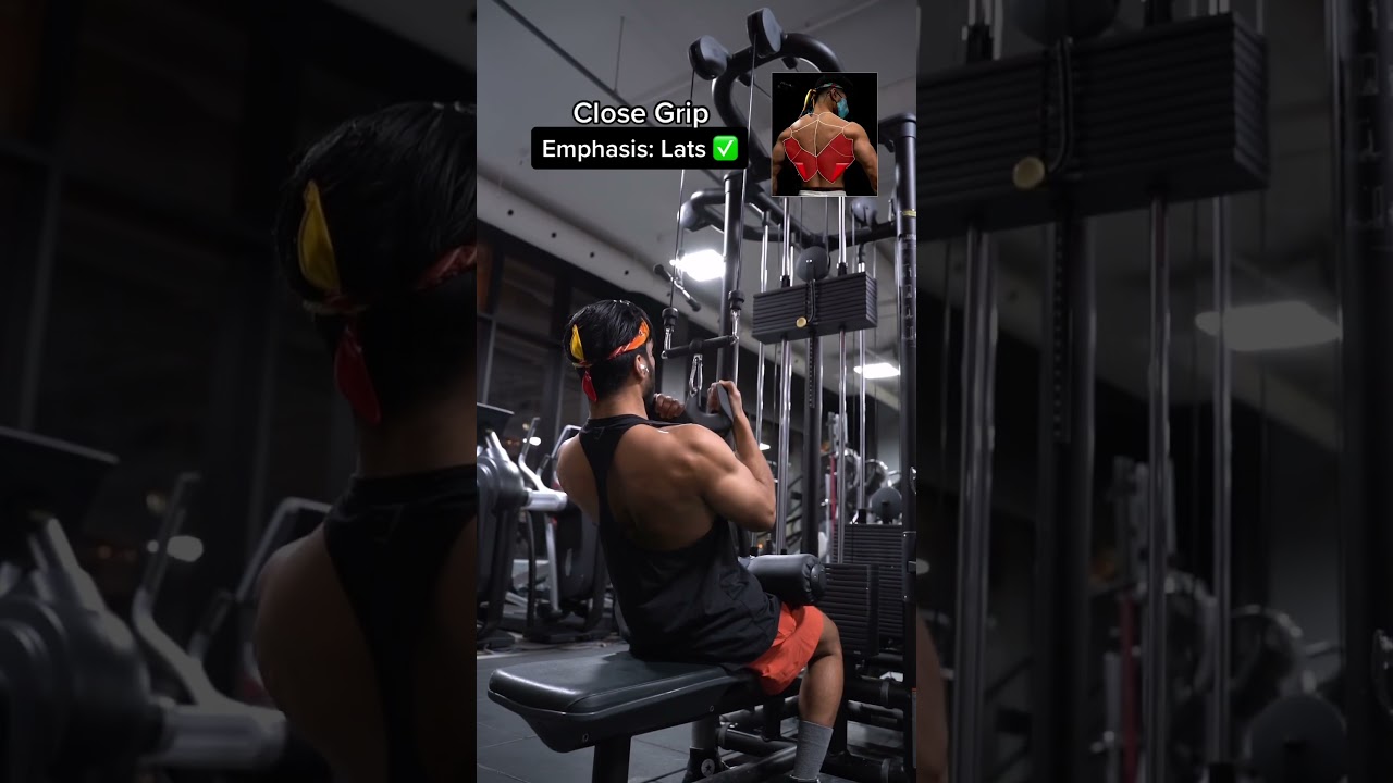 Lat Pulldowns: Know the Handles ⚠️ #pulldown