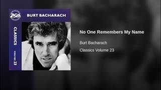 No One Remembers My Name