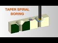 Mastercam Tip Taper Spiral Boring In Mastercam Countersink Boring