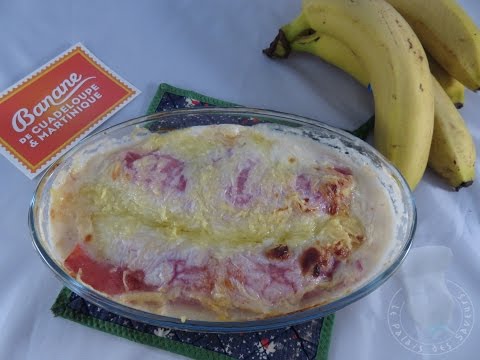Recette de gratin de bananes au jambon