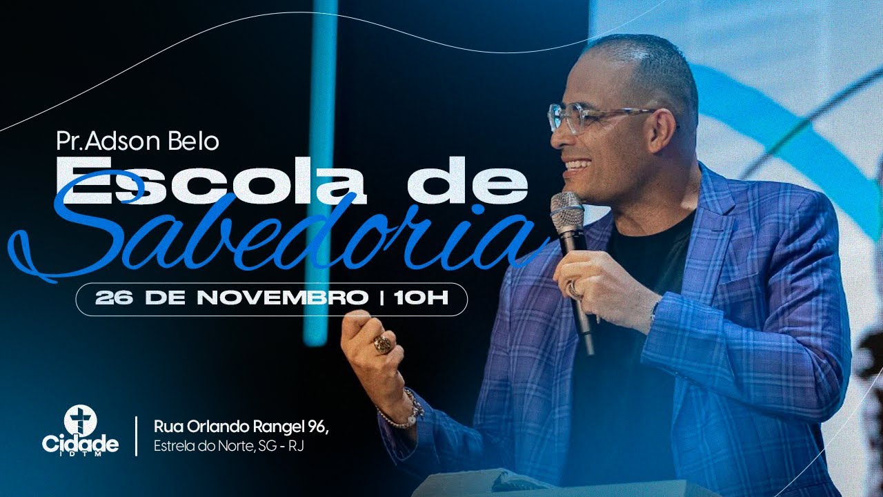 Cidade de refúgio (Josué 20:1) - Pr.Adson Belo | Escola de Sabedoria