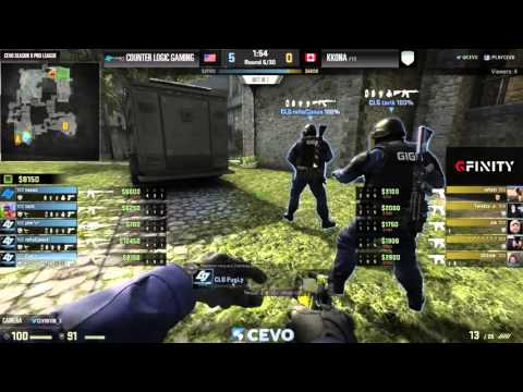 Counter Logic Gaming vs KKona Game 1 (CEVO-P CS:GO Season 9) - Vansilli & Dust