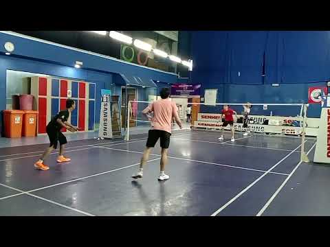 Badminton MuhibbahTeam Men's Double Sparring - Yi Hern / Shahrizal Vs Luis / Bilal