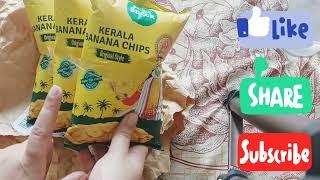 kerala Banana chips review|| snacks 😋 😍 || Amazon products || what I ordered vs what I got