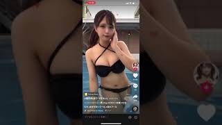 TikTokerでYouTuberの堀内玲の乳が零れ落ちそう