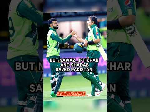 Iftikhar And Shadab Saved Pakistan Innings 🥶🔥 #shorts #cricket #t20worldcup