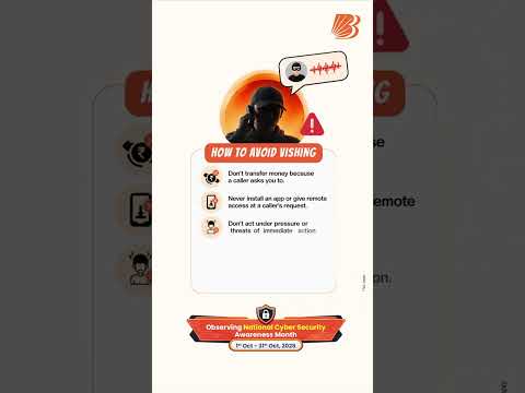 Bank of Baroda | bob Cyber Veeru | Vishing Scam Awareness