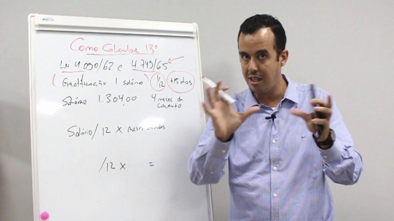 COMO CALCULAR O 13º (DÉCIMO TERCEIRO)