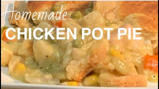 EASY HOMEMADE CHICKEN POT PIE