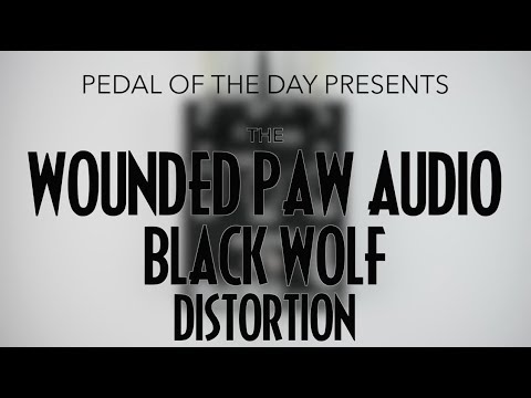 Wounded Paw Black Wolf Guitar Distortion w/ silent bypass switch image 2