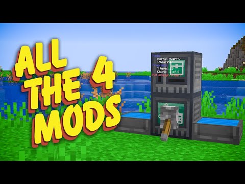 All The Mods 4 Modpack Ep. 9 RFTools Quarry