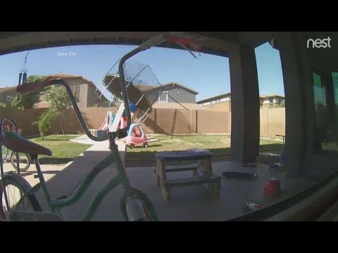 WATCH: Flying trampoline in Gilbert