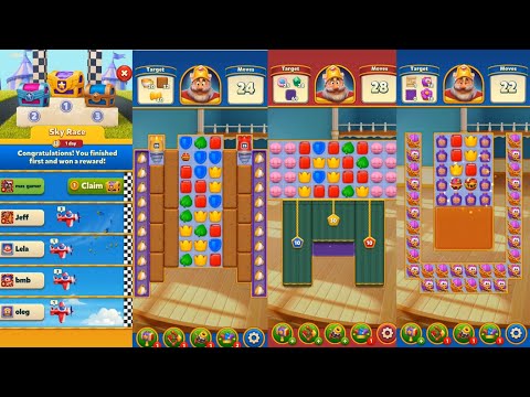 ROYAL MATCH GAME 2370---2379 SKY RACE HARDEST LEVELS PUZZLE COMPILATION