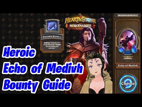 Heroic Echo of Medivh Bounty Guide | Medivh Equipment Unlock | Hearthstone Mercenaries