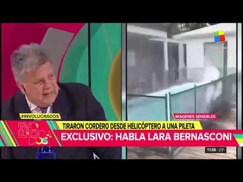 Lara Bernasconi, sobre el cordero en la pileta: "Jamás haríamos una cosa así"