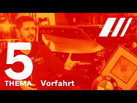 Thema 5: Wer hat wann Vorfahrt? Fahrschul Unterricht