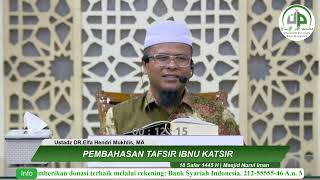 Download lagu Discussion of Ibn Kathir's Interpretation (Surat Thaha 128-130) - Ustadz Dr. Elfa Hendri Mukhlis, MA mp3